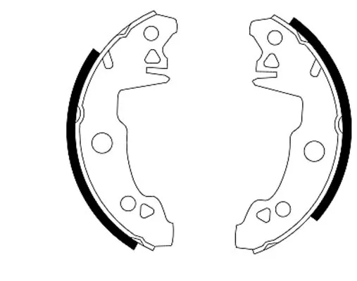 424199 Peugeot/Citroen Барабанные тормозные колодки