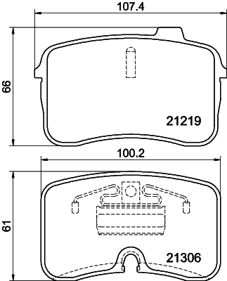 Тормозные колодки ATE 602847