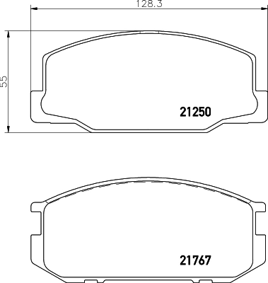 Купить 0446514220 Toyota Колодки тормозные