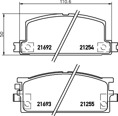 T2118000LD Toko cars Колодки передние