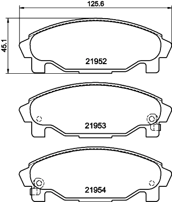 Колодки AMP/Paradowscy BF1011 цена, от 17.12 USD