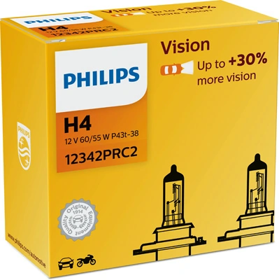 Лампочка ближнего света Philips 12342PRC2 цена, от 2.89 USD