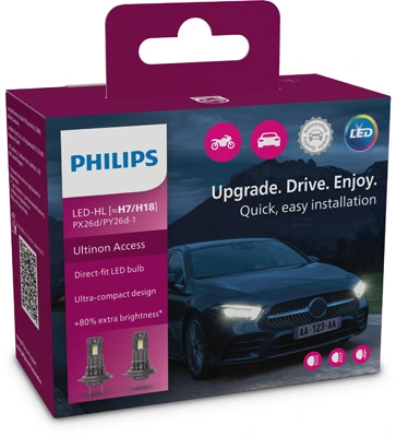 11972U2500CX Philips Лампочки фар, комплект на авто