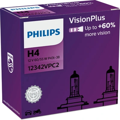 Лампочка ближнего света Philips 12342VPC2 цена, от 3.23 USD