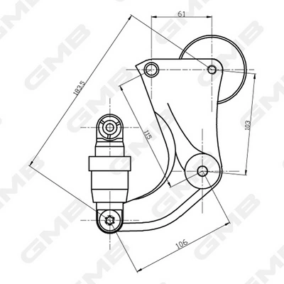 Купить F561822 Honda Натяжитель приводного ремня