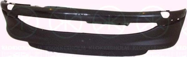 Бампер передний в сборе на Peugeot 206 SW 2E, K