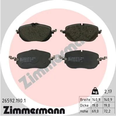 Купить A0004200004 Mercedes Колодки тормозные