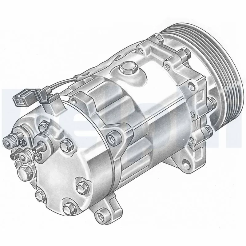 Компрессор системы кондиционирования Polcar 1323KS2S цена, от 181.75 USD