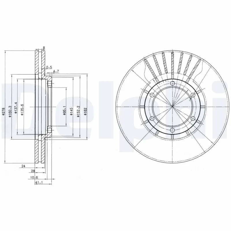 Купить 602550 Tata Диск тормозной задний