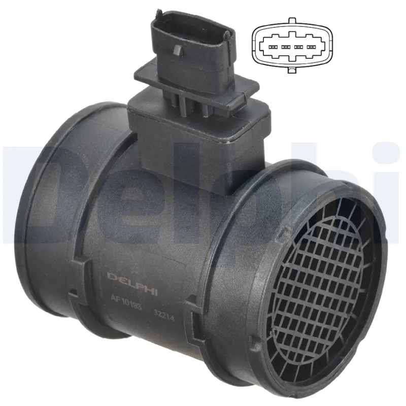 Sensor de fluxo (consumo) de ar, medidor de consumo M.A.F. - (Mass Airflow) Chevrolet Captiva 1 C100