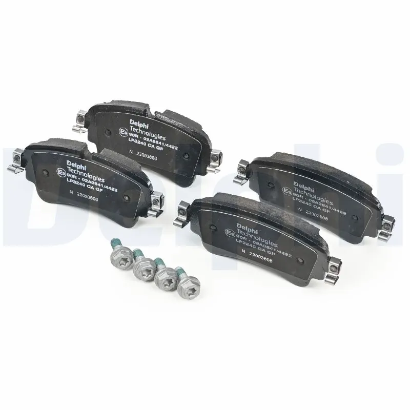 Колодки дисковые  Delphi LP3240 цена, от 37.57 USD