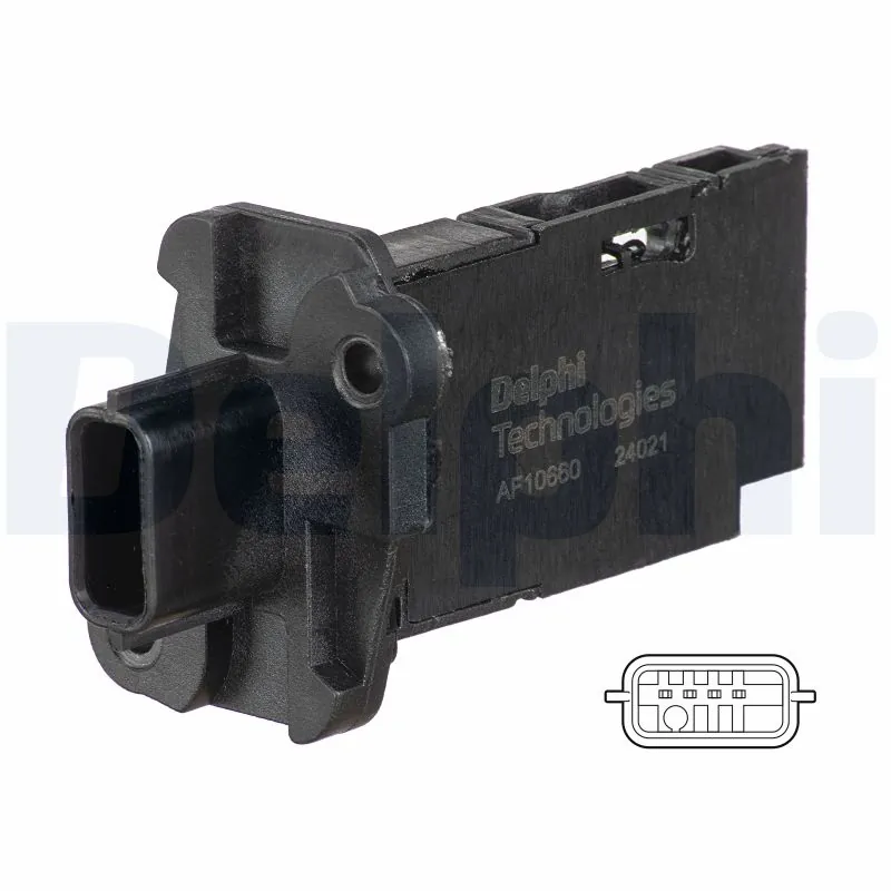 Sensor de fluxo (consumo) de ar, medidor de consumo M.A.F. - (Mass Airflow) Renault Trafic 3 EG