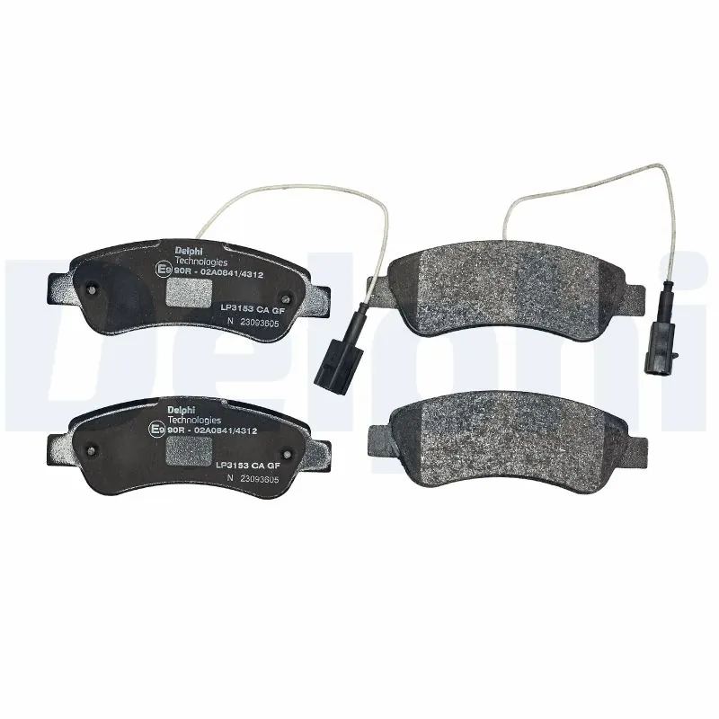 LP3153 Delphi Колодки тормозные дисковые комплект