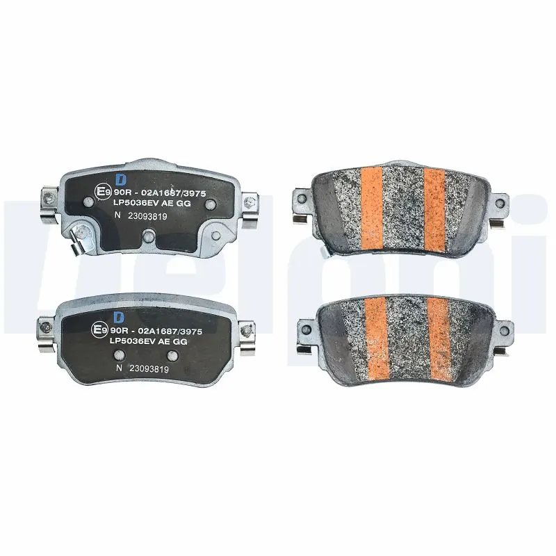 LP5036EV Delphi Колодки тормозные дисковые комплект