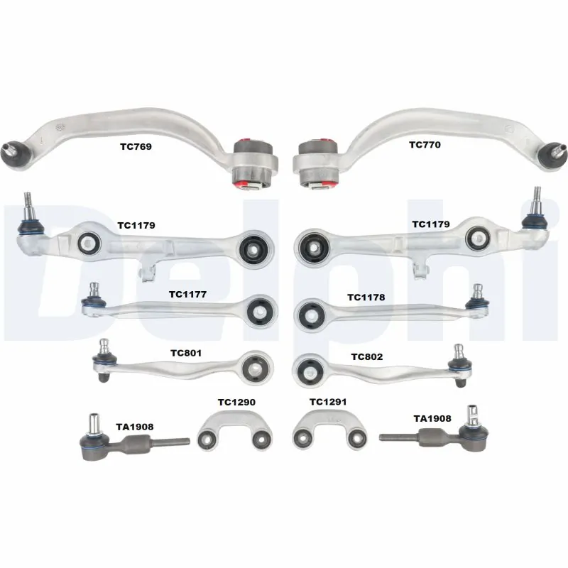 TC1500KIT DELPHI Kit De Brazo De Suspension Delantera original y equivalente