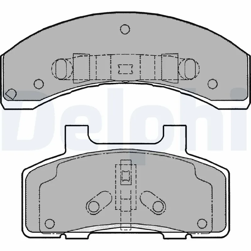 Передние тормозные колодки 18028791 General Motors