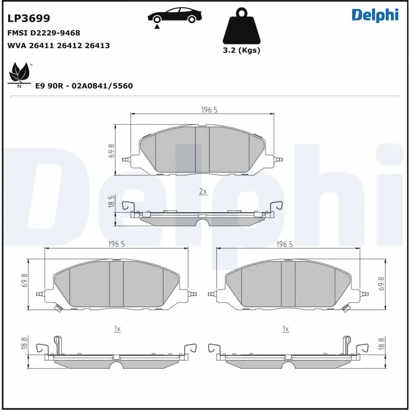 Купить BRF1882 Ford Колодки тормозные