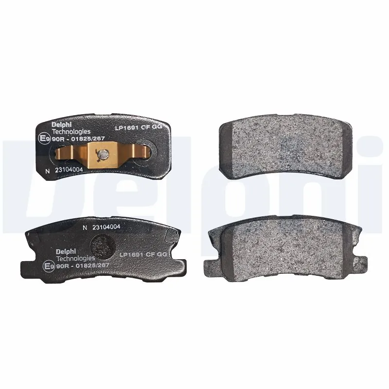 LP1691 Delphi Колодки тормозные дисковые комплект