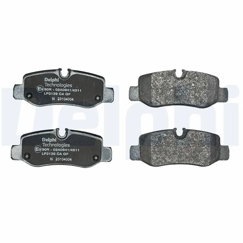 LP3139 Delphi Колодки тормозные дисковые комплект