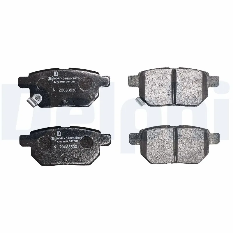 LP2105 Delphi Колодки тормозные дисковые комплект