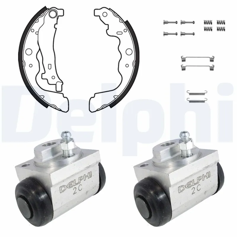 Купить 440A06525R Renault (RVI) Задние барабанные тормозные колодки