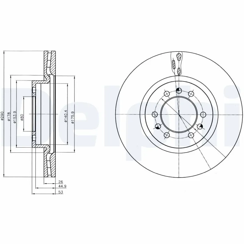 9772310 Brembo Диск тормозной передний