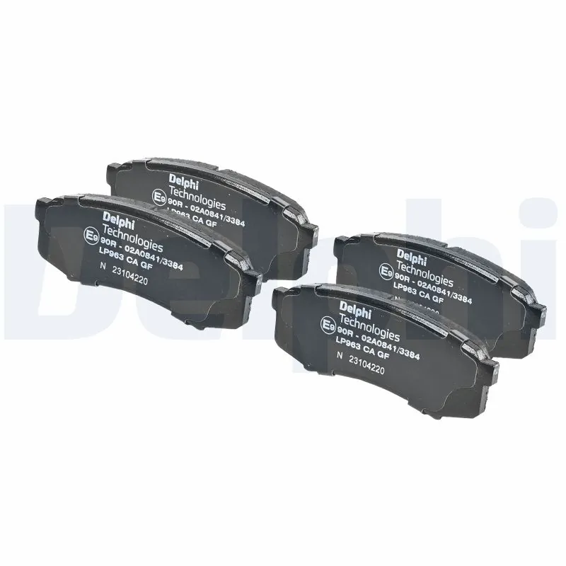 Колодки дисковые  Delphi LP963 цена, от 19.56 USD