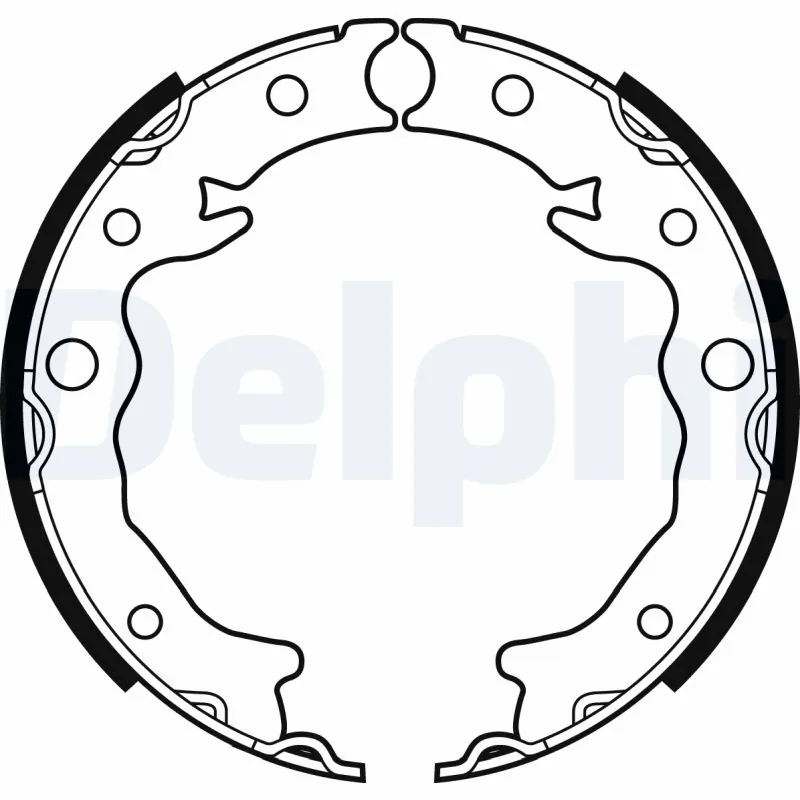 986487933 Bosch Тормозные колодки ручника