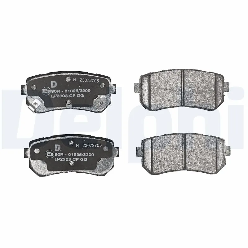 LP2303 Delphi Колодки тормозные дисковые комплект