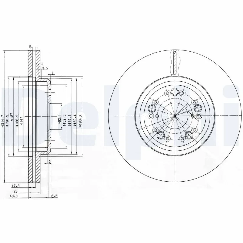 Купить 9831510 Brembo Ротор тормозной