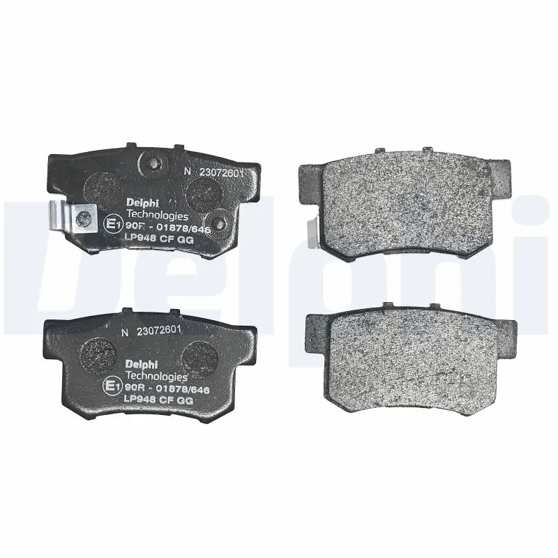 LP948 Delphi Колодки тормозные дисковые комплект
