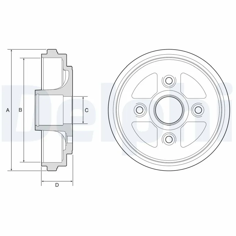 4351170G20000 Suzuki Тормозной барабан