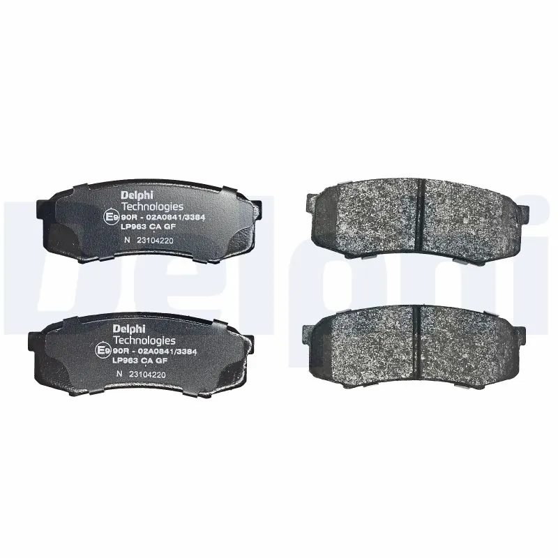 LP963 Delphi Колодки тормозные дисковые комплект