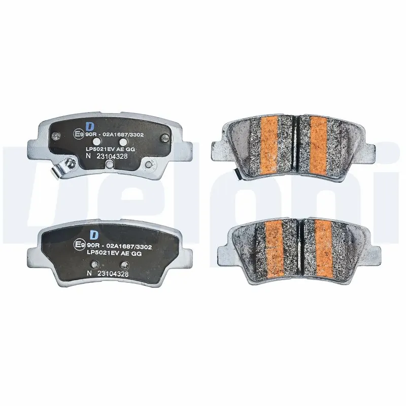LP5021EV Delphi Колодки тормозные дисковые комплект