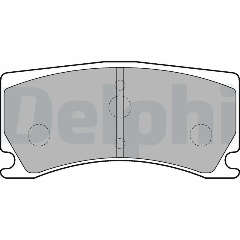 Задние тормозные колодки 1675992680 Peugeot/Citroen