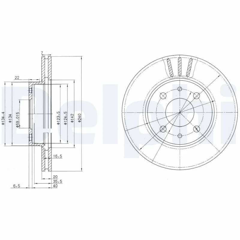 Тормоз дисковый передний Fiat/Alfa/Lancia 46446555 цена, от 33.88 USD