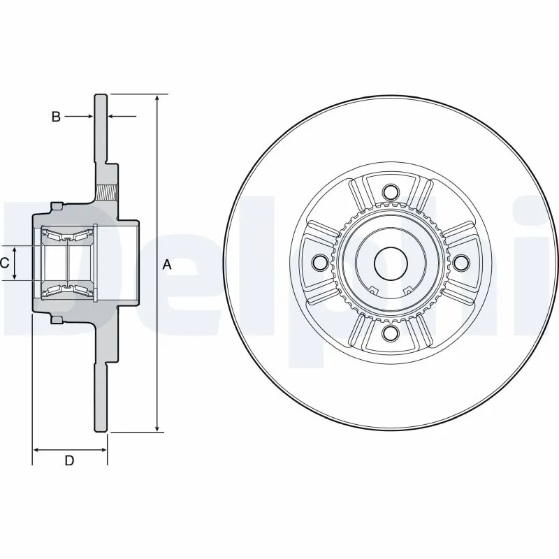 Купить Тормозные диски Рено 19 II B53, C53