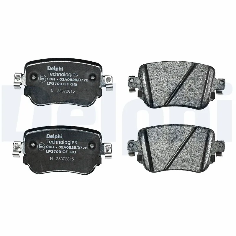 LP2709 Delphi Колодки тормозные дисковые комплект