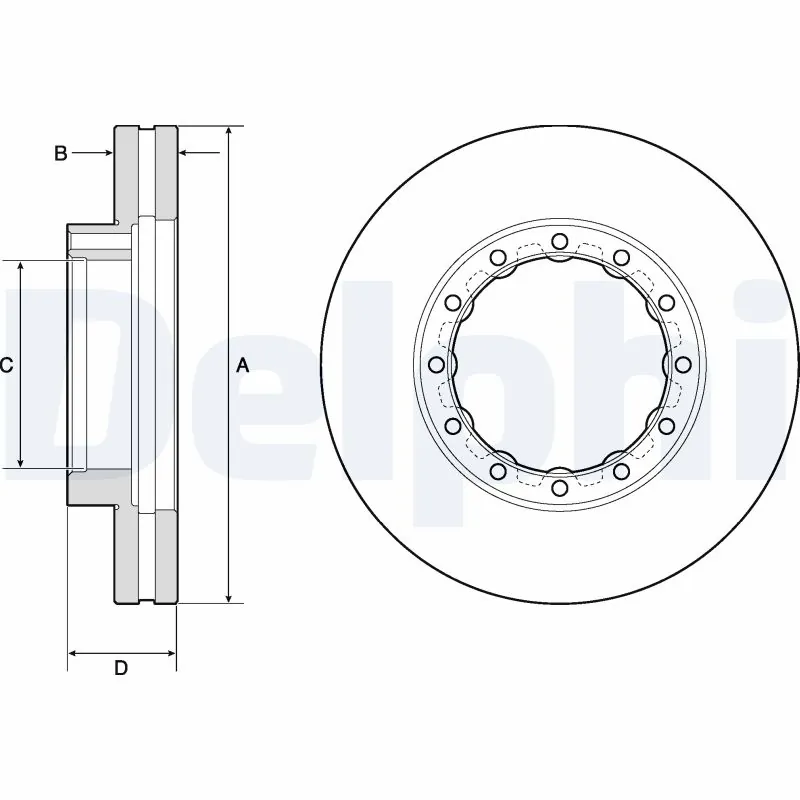 MK584504 Mitsubishi Дисковый тормоз