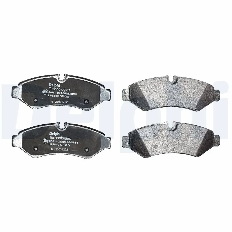 LP3549 Delphi Колодки тормозные дисковые комплект