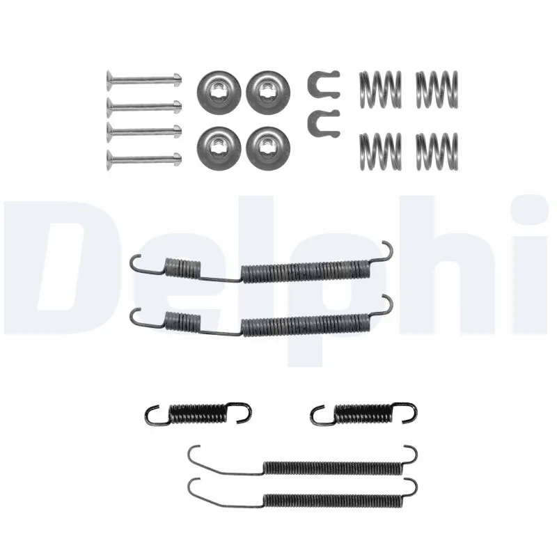 MB007600 Mitsubishi Комплект монтажный задних барабанных колодок