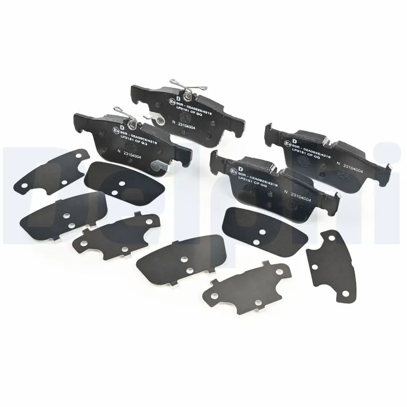 Колодки дисковые  Delphi LP3151 цена, от 29.14 USD