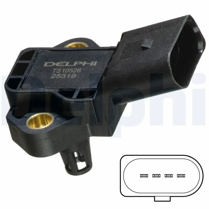 Sensor de temperatura da mistura de ar Skoda Fabia 2 5J2, 542, 572, 582