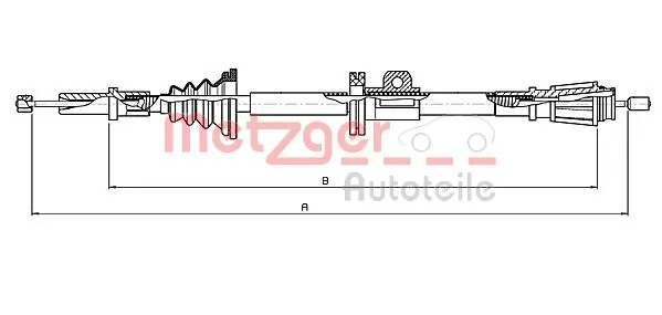Задний трос ручника Adriauto AD570226 цена, от 16.61 USD