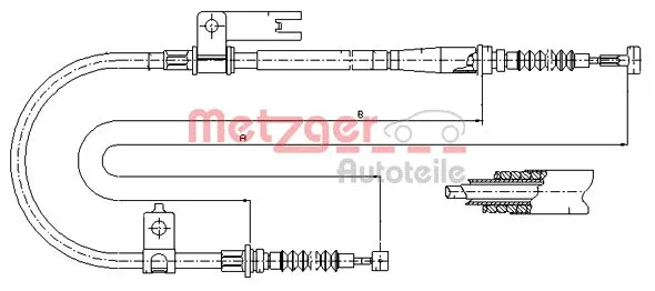 Трос ручного тормоза задний Adriauto AD220268 цена, от 24.70 USD