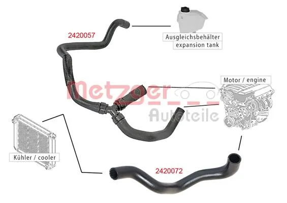 Шланг радиатора охлаждения Ford Fiesta Mk6 хэтчбек (CB1) (2008 - 2016) цена, от 9.99 USD