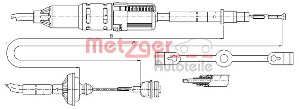 Трос сцепления AD551632 Adriauto