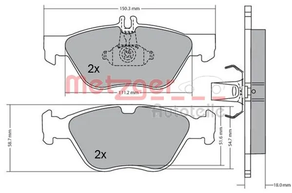 Передние тормозные колодки LP1008 GPD