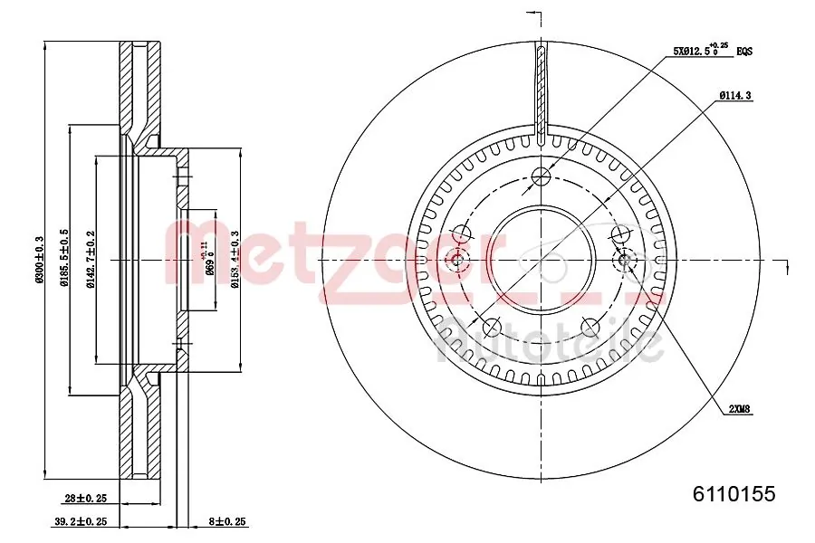 Тормоз дисковый передний Maxgear 192019SPORT цена, от 58.65 USD