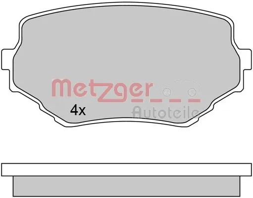 1A513323Z Mazda Колодки передние